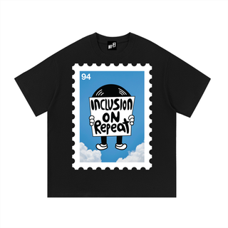 Inclusion On Repeat (Stamp) Adult Unisex Shirt