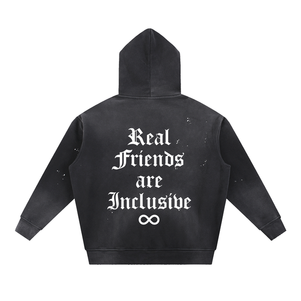 Real Friends SD Frayed Fleece Hoodie