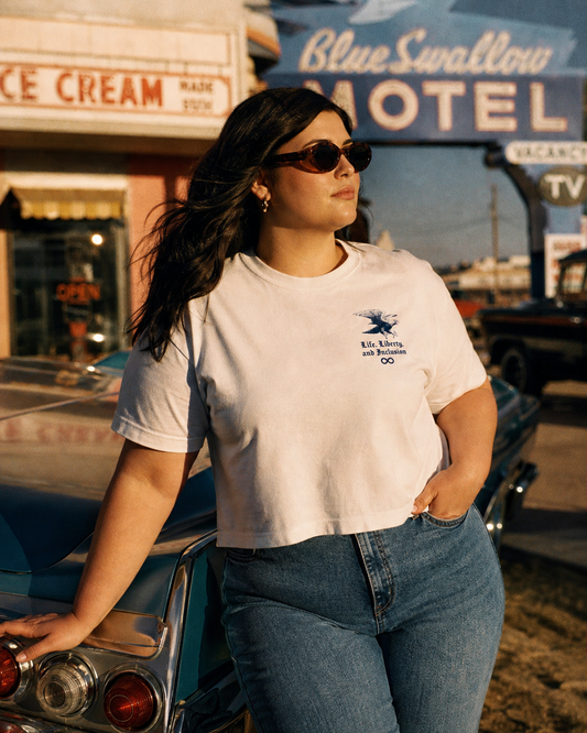 Life. Liberty. and Inclusion. Boxy Tee