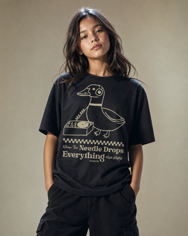 When The Needle Drops Youth Tee