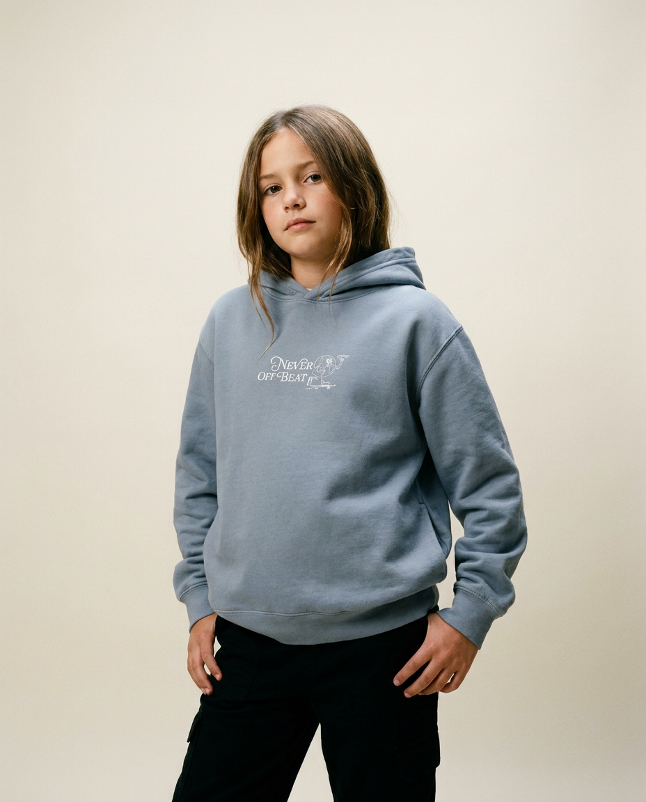 Never Off Beat Youth Hoodie
