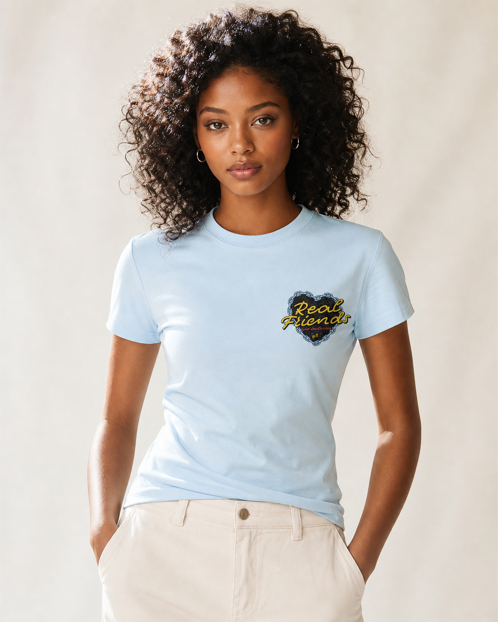 Real Friends Are Inclusive Essential Women's Tee
