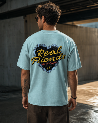 Real Friends are Inclusive Oversized Tee