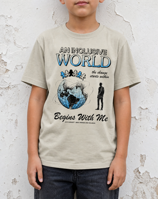 An Inclusive World Begins With Me Youth Tee