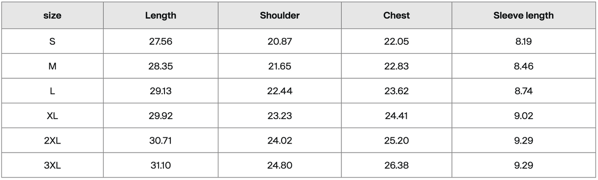 Size Guide
