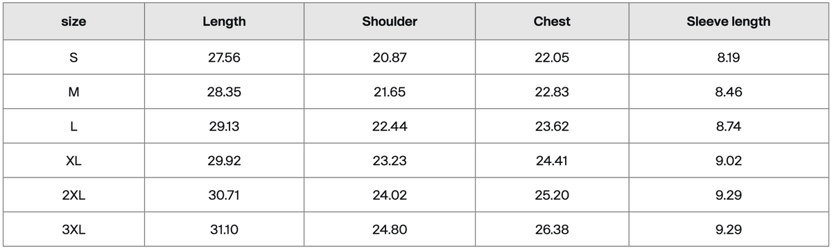 Size Guide