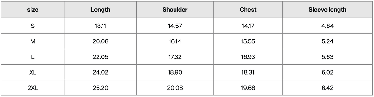 Size Guide