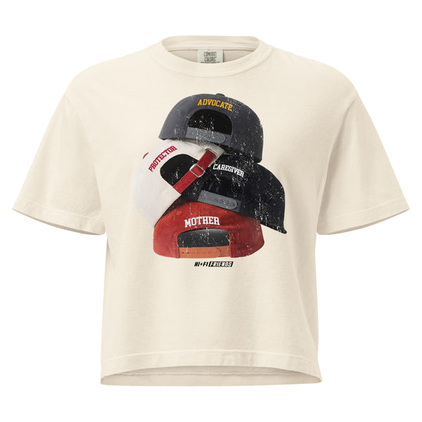 Hi-Fi Mamas: Hats Boxy Tee