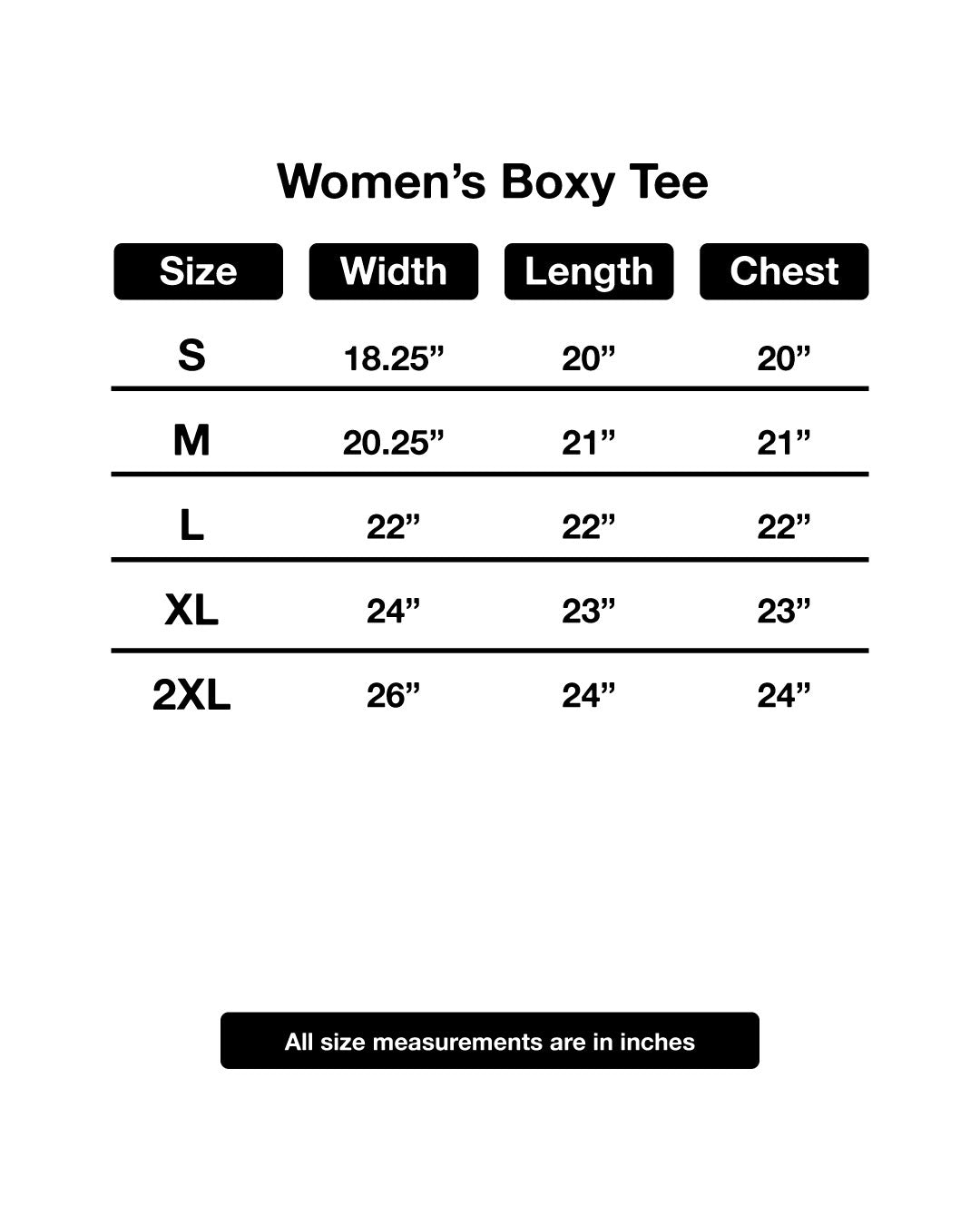 Más Inclusión // Women’s Heavyweight Boxy Tee
