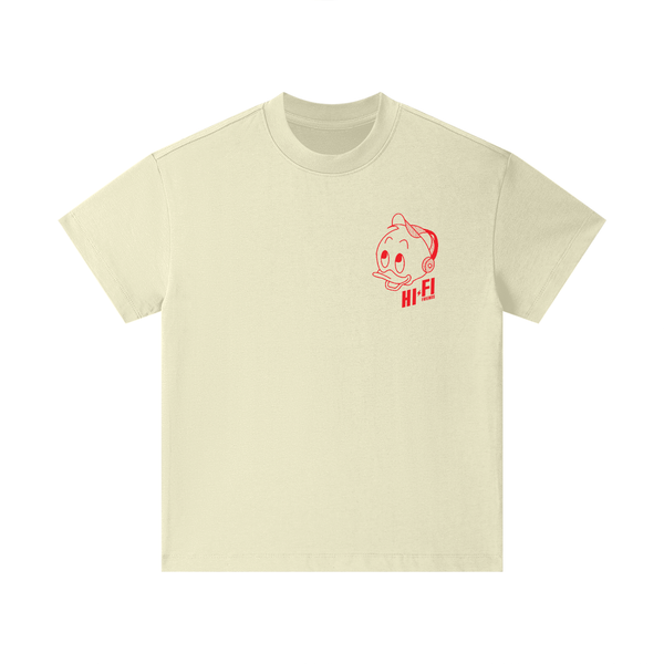 Inclusion On Repeat (Huey) design on a youth tee.