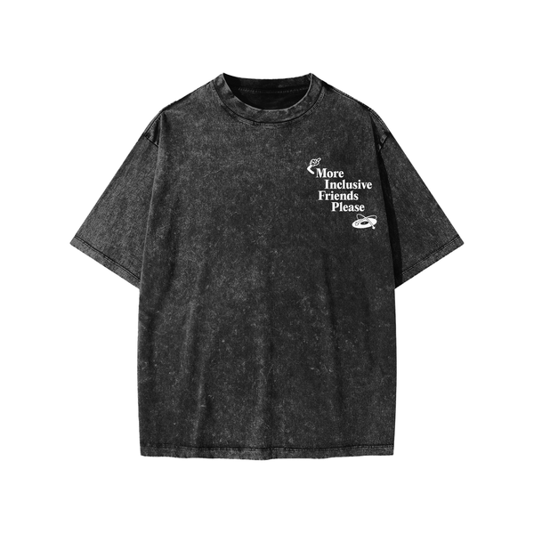 More Inclusive Friends Please Youth Tee — Black