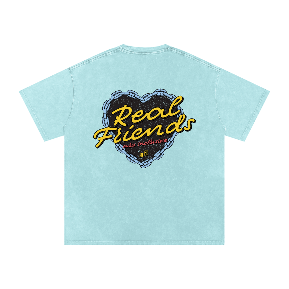 Real Friends Are Inclusive Oversized Tee