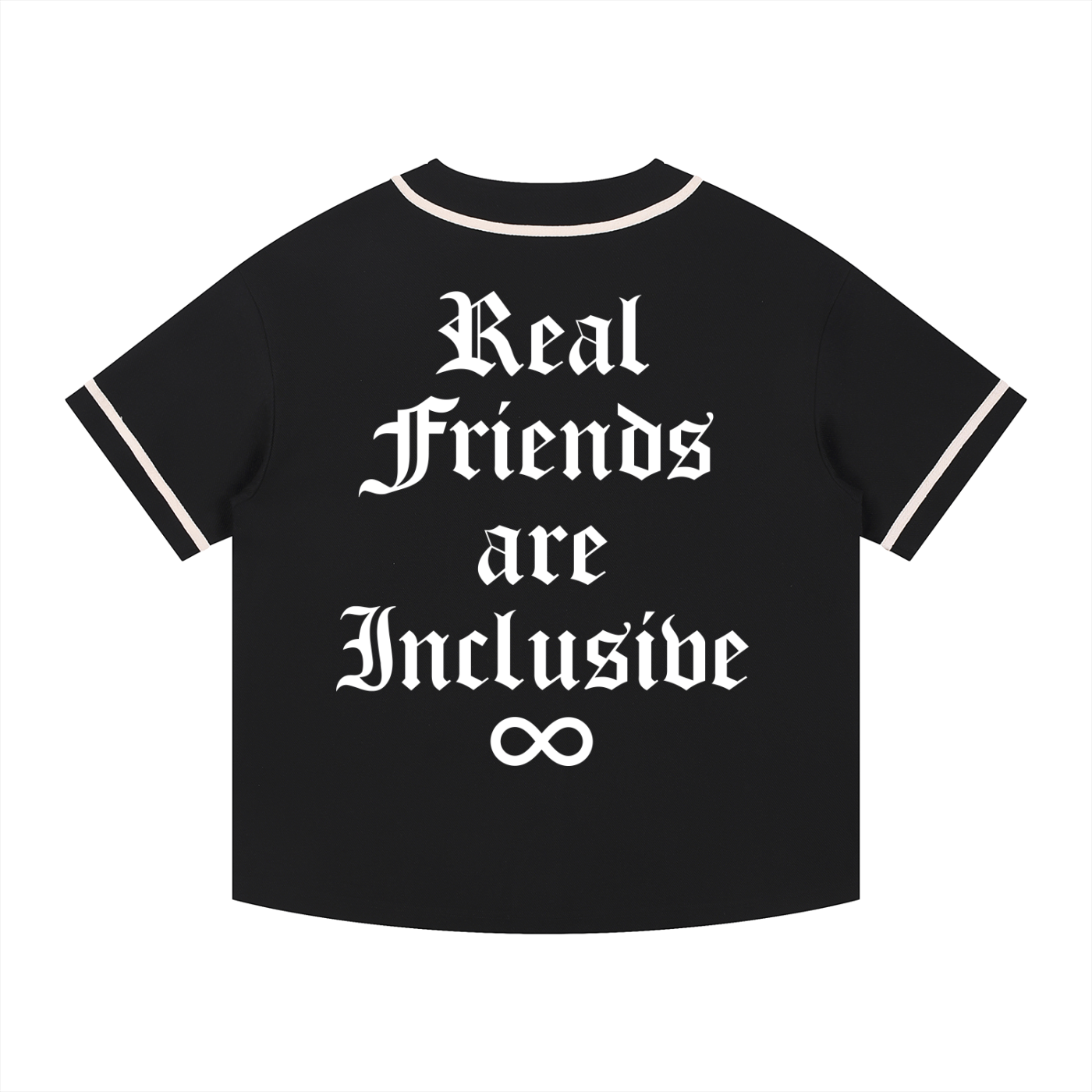 Real Friends SD Piped Button-Up Jersey