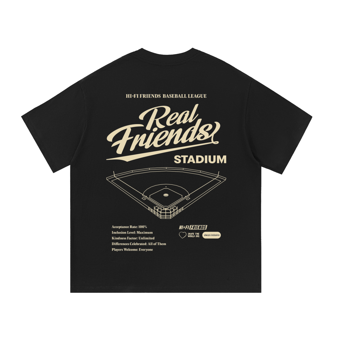 Real Friends Stadium — Black