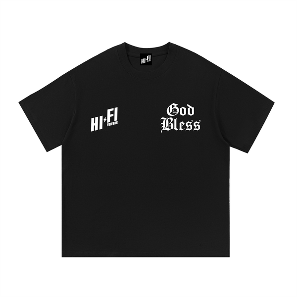 God Bless The Autism Community design on a unisex tee.