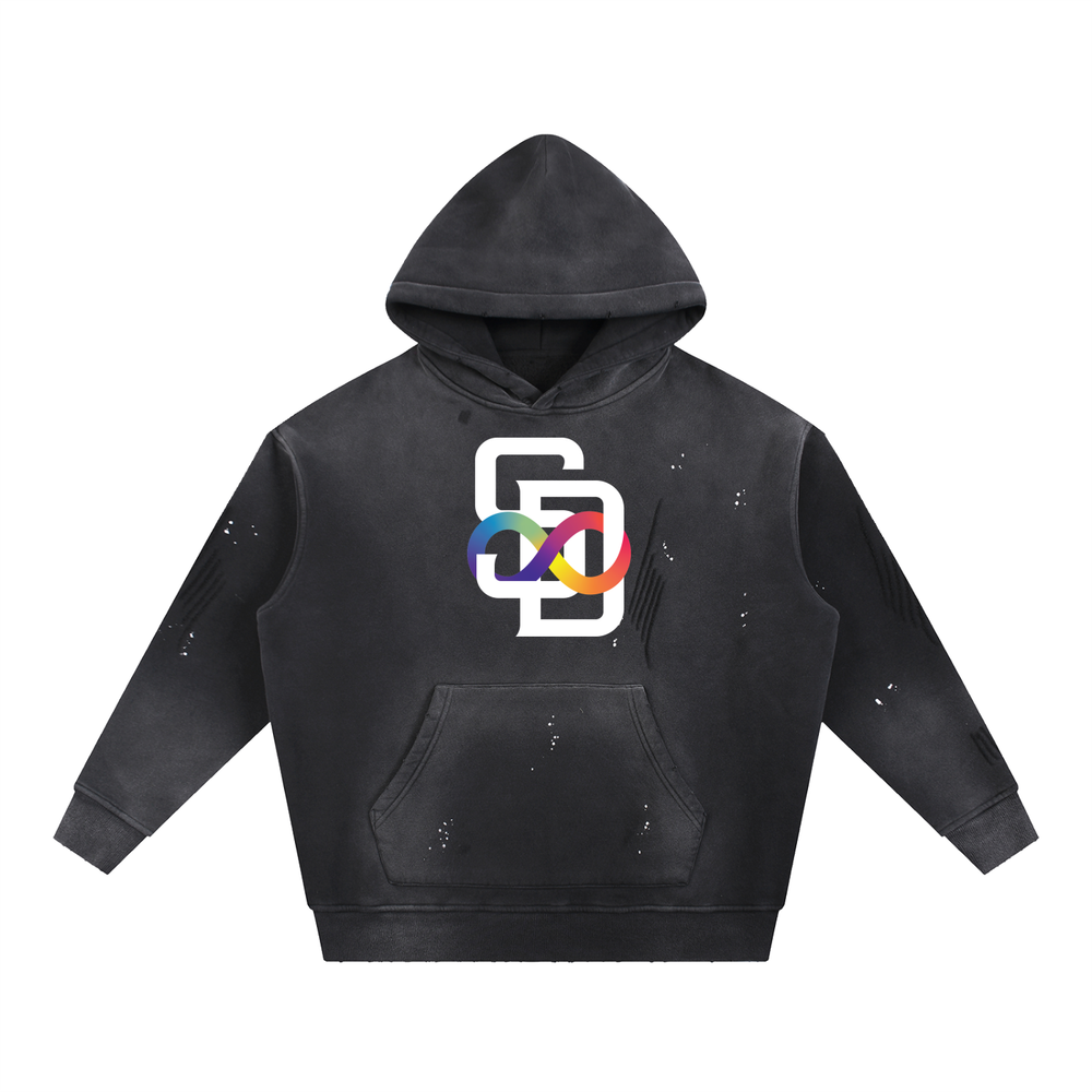Real Friends SD Frayed Fleece Hoodie