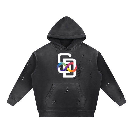 Real Friends SD Frayed Fleece Hoodie
