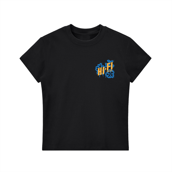 Families Belong Together design on a women's essential tee.