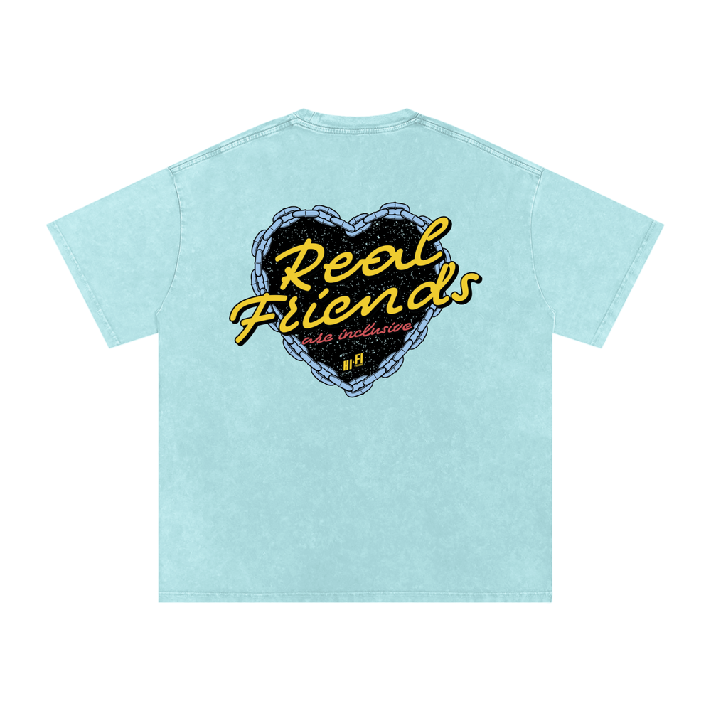 Real Friends are Inclusive Oversized Tee
