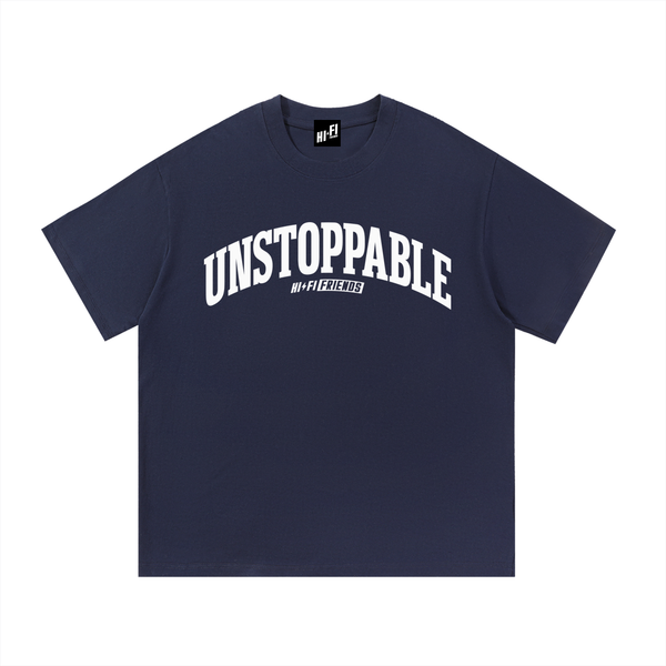 Unstoppable Tee — Navy Blue