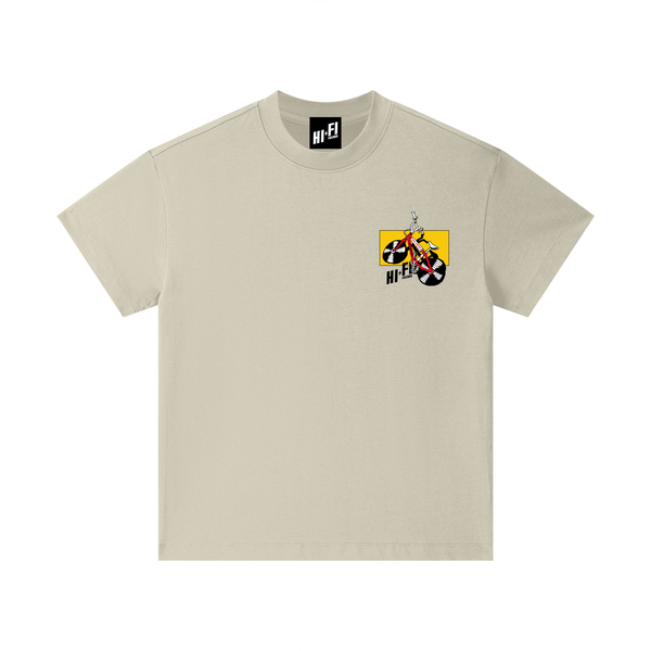 For The Record Youth Tee — Sand Color