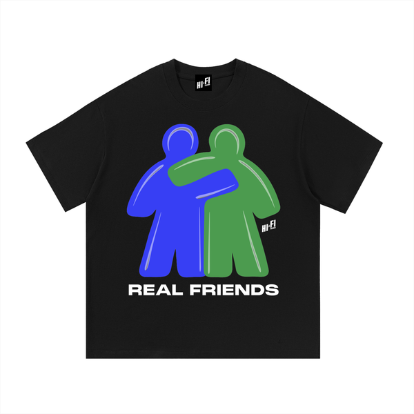Real Friends Tee — Black