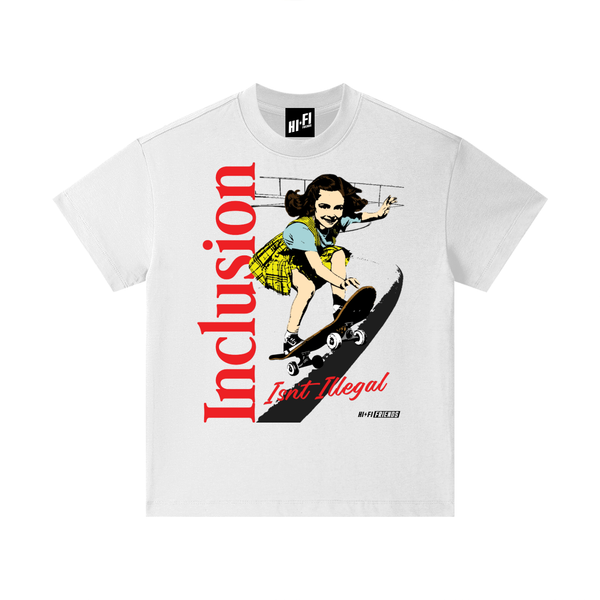Inclusion Isn't Illegal design on a youth tee.