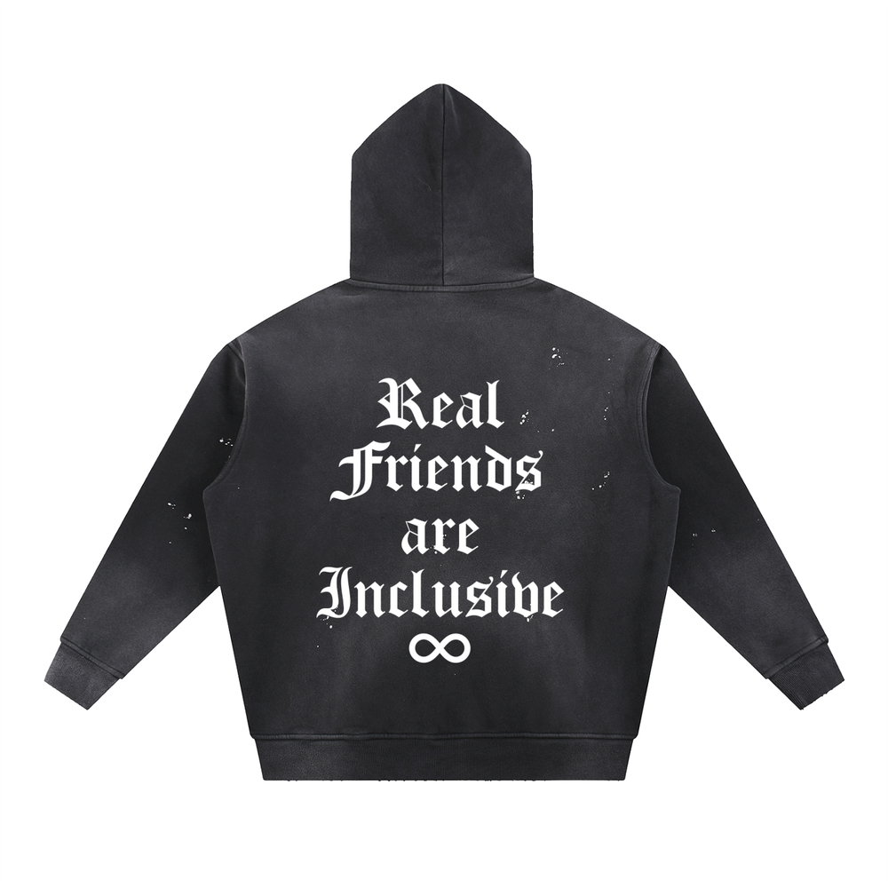 Real Friends SD Frayed Fleece Hoodie