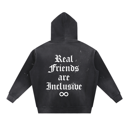 Real Friends SD Frayed Fleece Hoodie