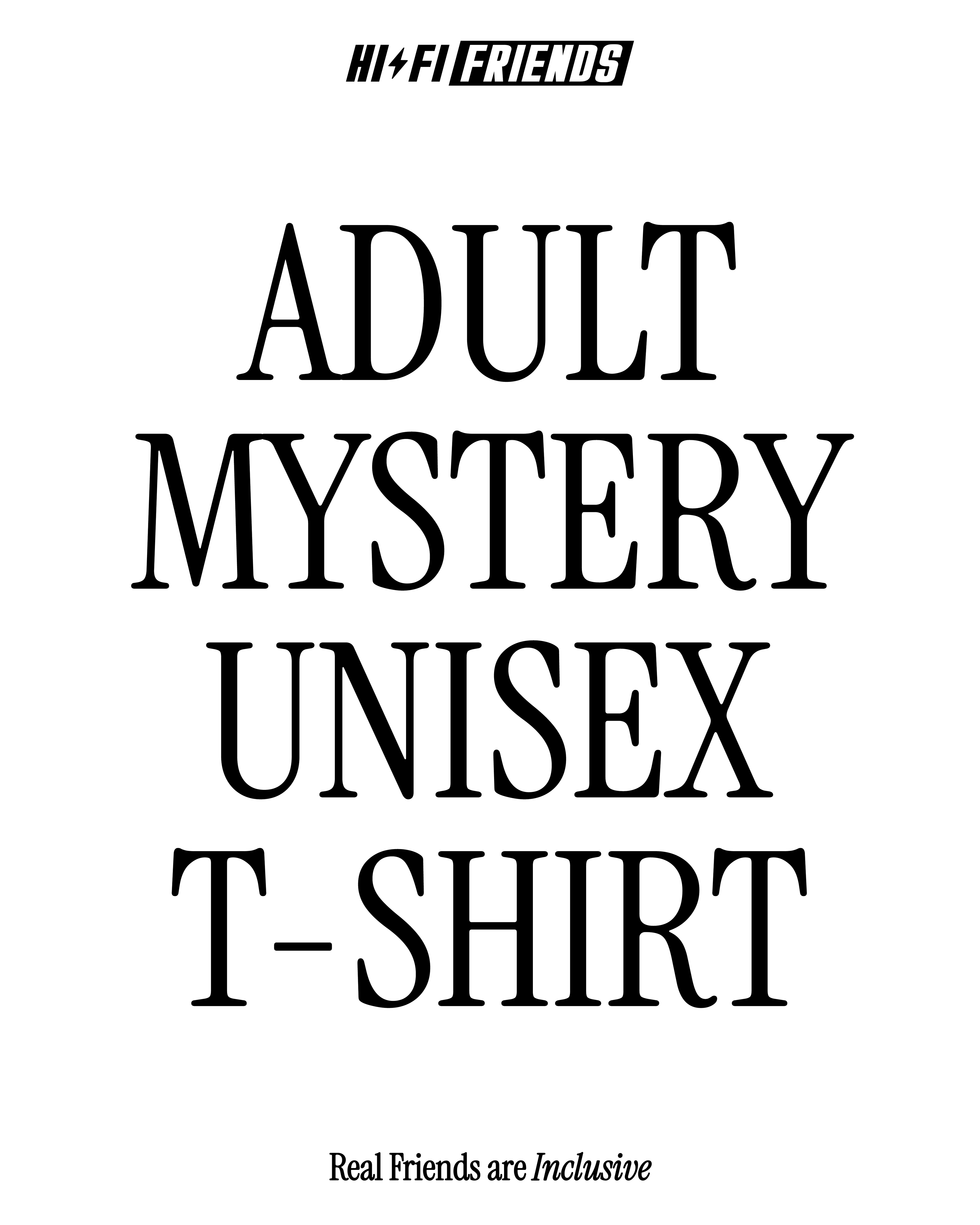 Mystery Unisex Adult Tee