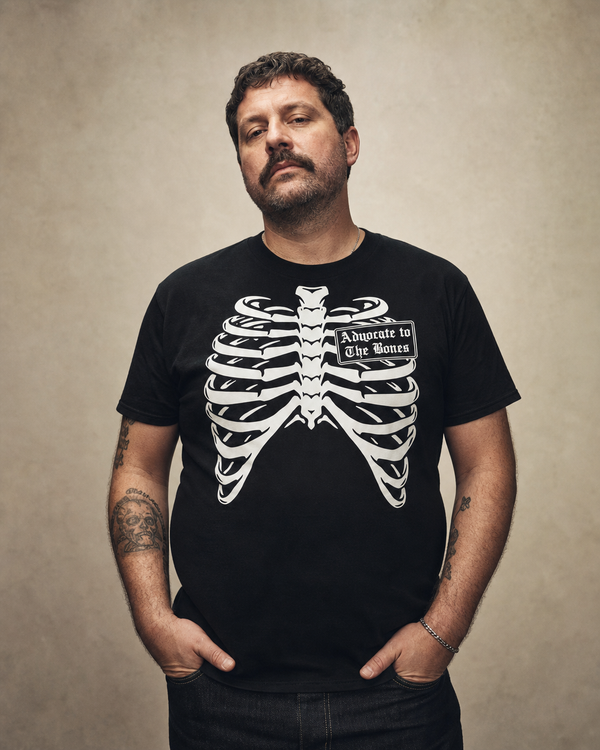 Advocate To The Bone design on a unisex tee.