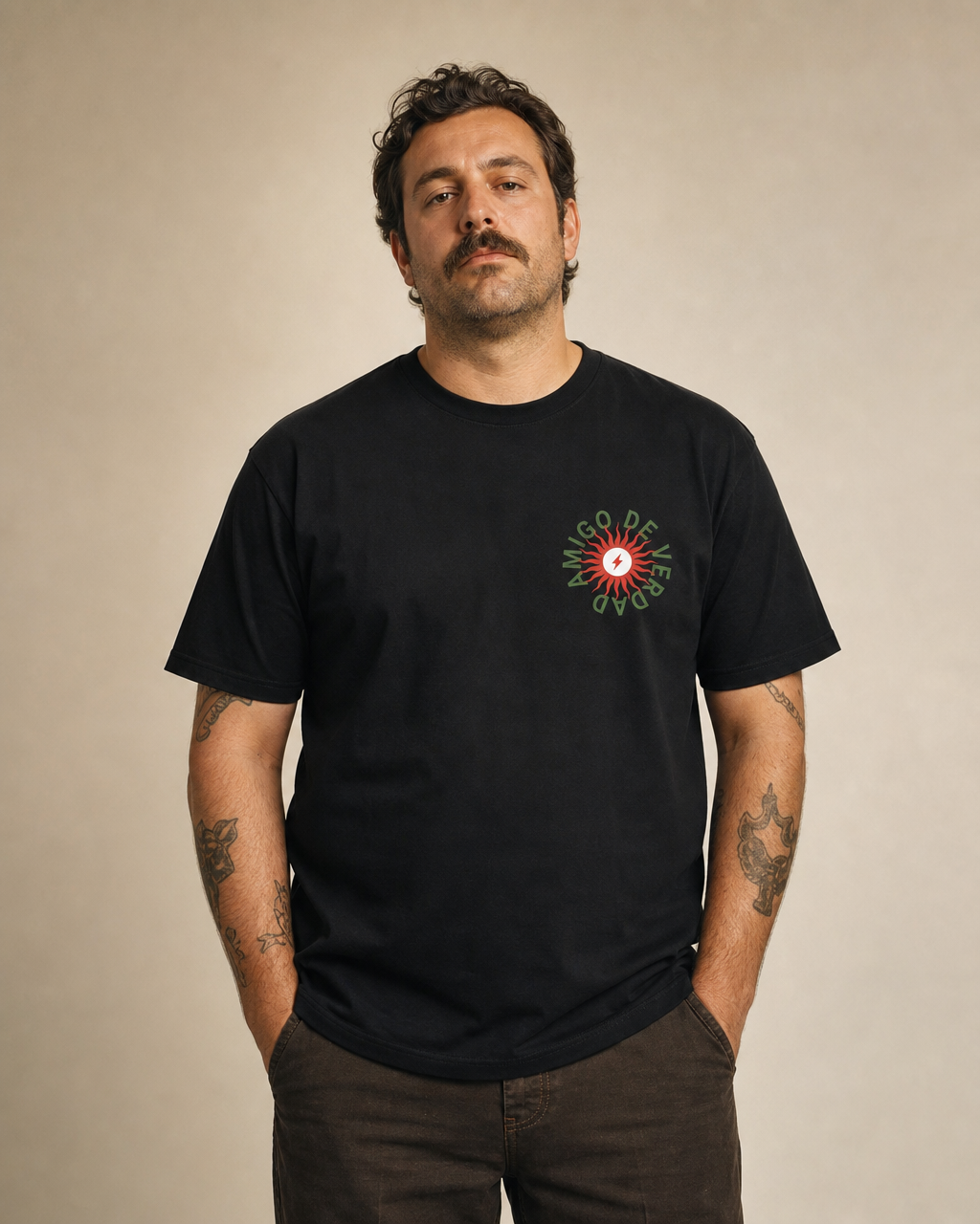 Amigo De Verdad Tee — Black