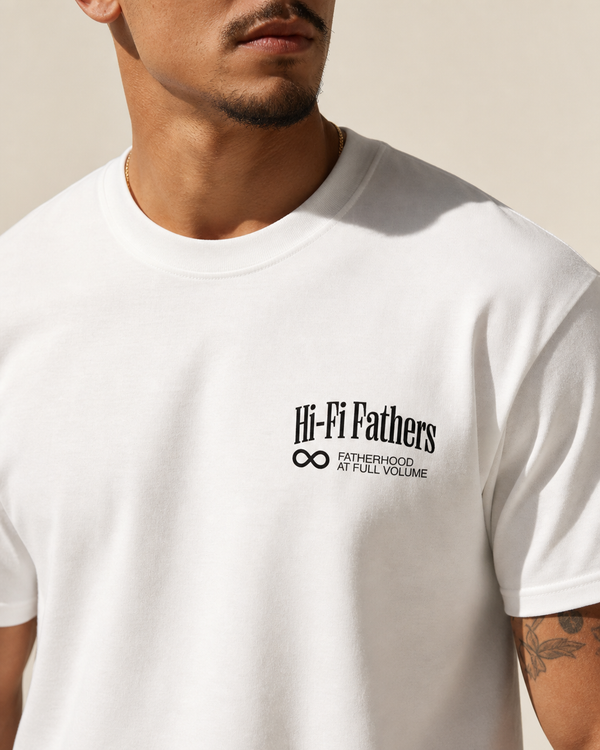 Hi-Fi Fathers: Skate design on a unisex tee.