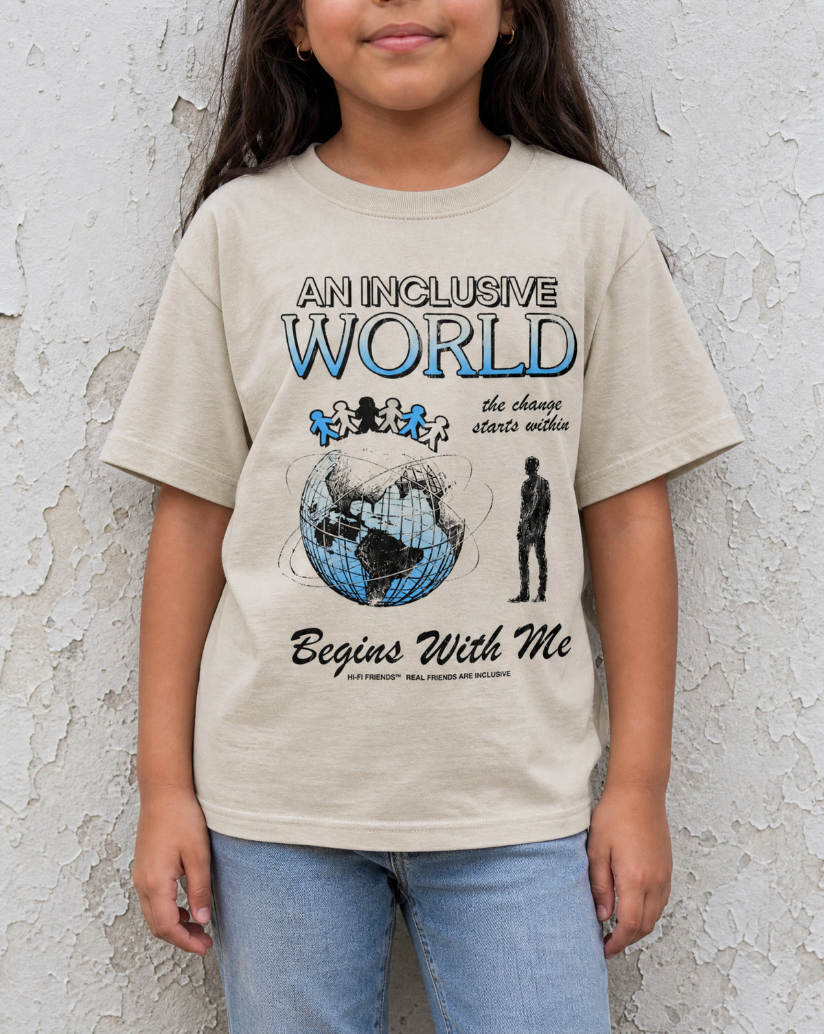 An Inclusive World Begins With Me Youth Tee