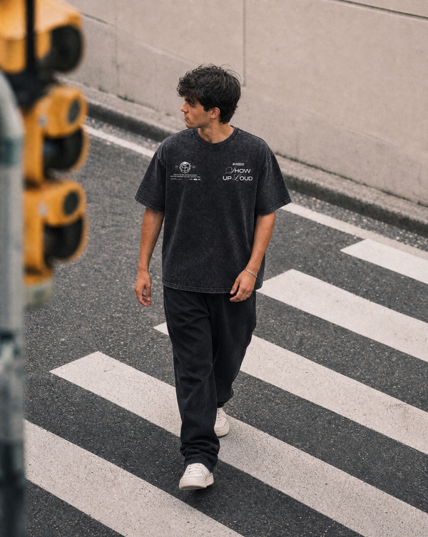 Hi-Fi Fathers: Show Up Loud Oversized Tee