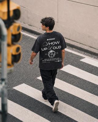 Hi-Fi Fathers: Show Up Loud Oversized Tee