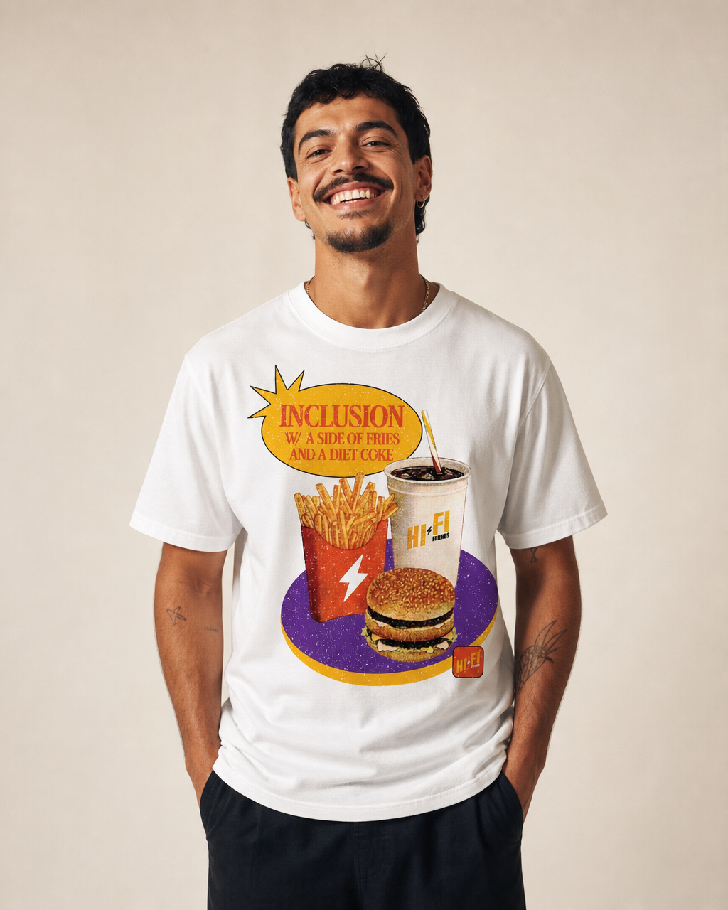 Diet Coke Combo design on a unisex tee.