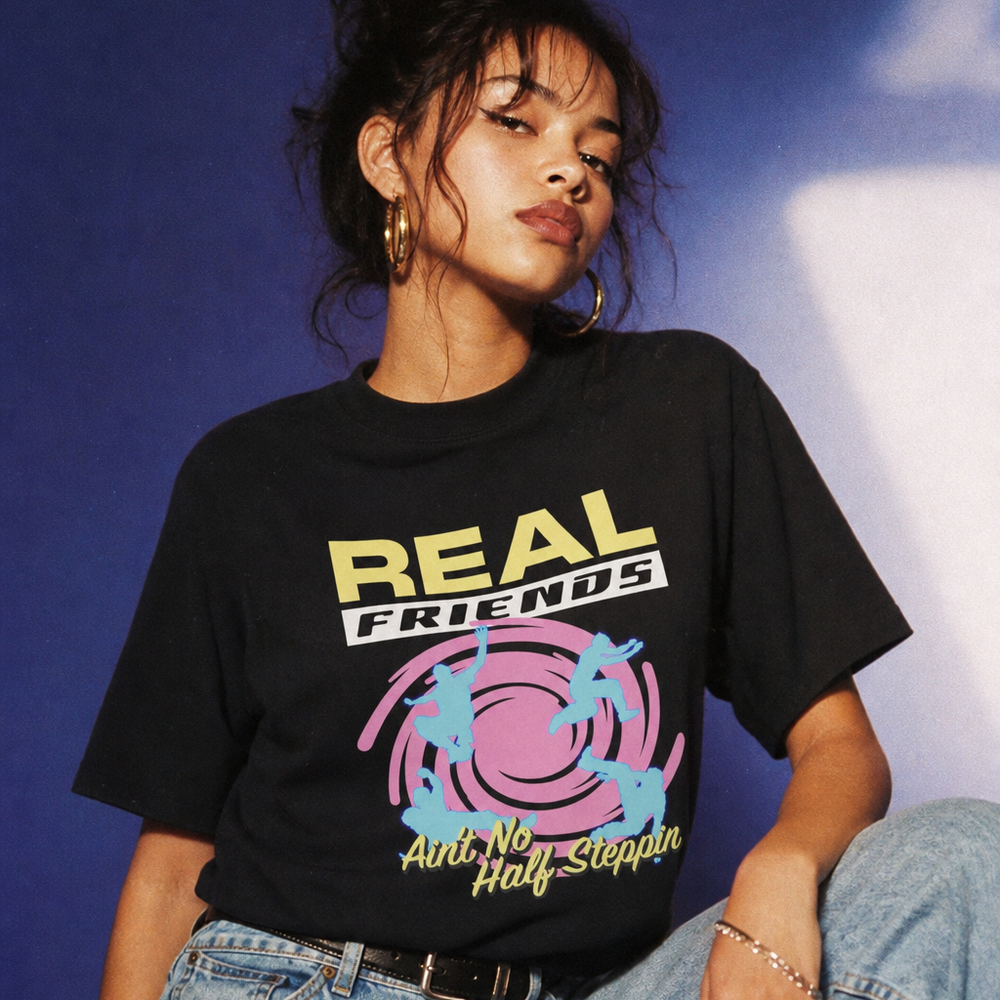 Real Friends Ain't No Half Steppin' Boxy Tee