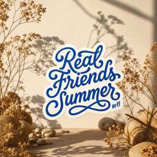 Real Friends Summer Sticker
