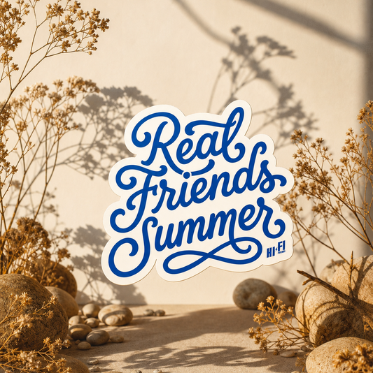 Real Friends Summer Sticker