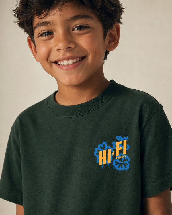 Families Belong Together design on a youth tee.