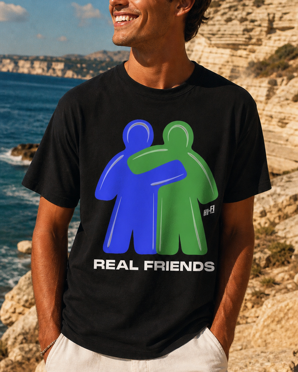 Real Friends Tee — Black