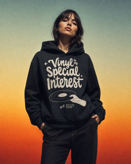 Vinyl is My Special Interest Heavyweight Hoodie