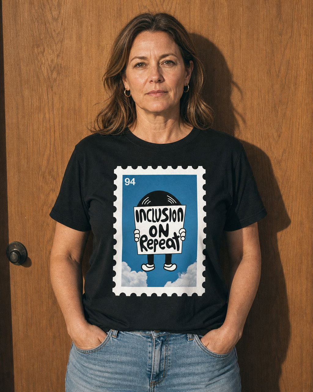 Inclusion On Repeat (Stamp) Tee