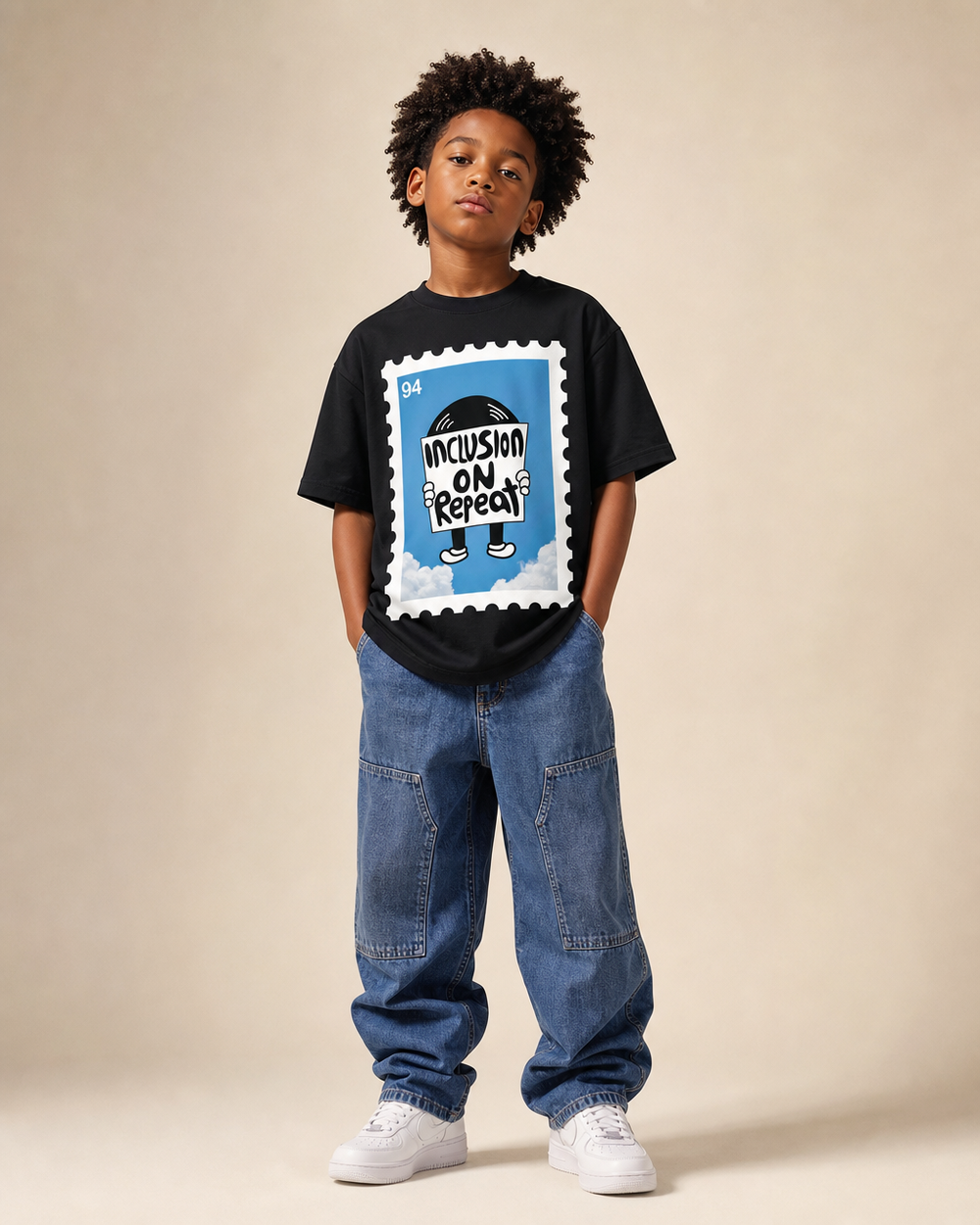 Inclusion On Repeat (Stamp) Youth Tee