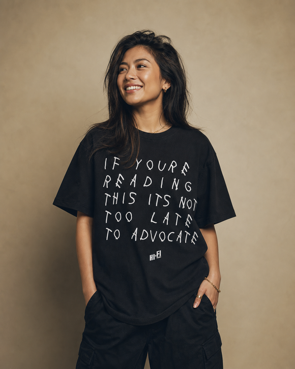 If You're Reading This It's Not Too Late design on a unisex tee.