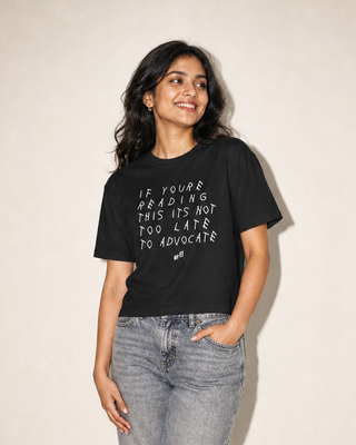 If You're Reading This It's Not Too Late Boxy Tee