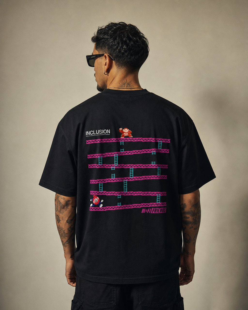 Inclusion: It's On Like design on a unisex tee.