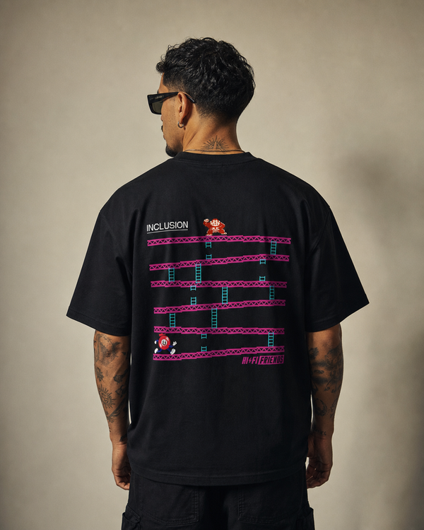 Inclusion: It's On Like design on a unisex tee.