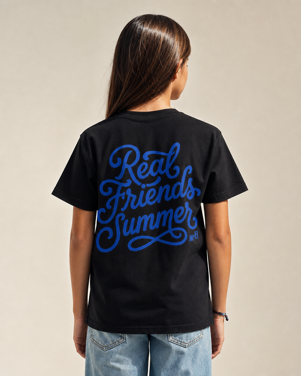 Real Friends Summer Youth Tee — Black
